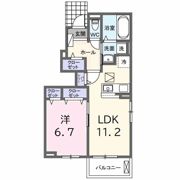 エクラデサージュ見能林Ⅱの間取り画像