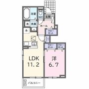 エクラデサージュ見能林Ⅱの間取り画像
