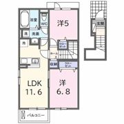 エクラデサージュ見能林Ⅱの間取り画像