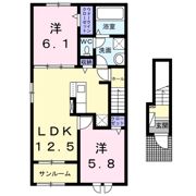KAZAGURUMA Ⅰの間取り画像