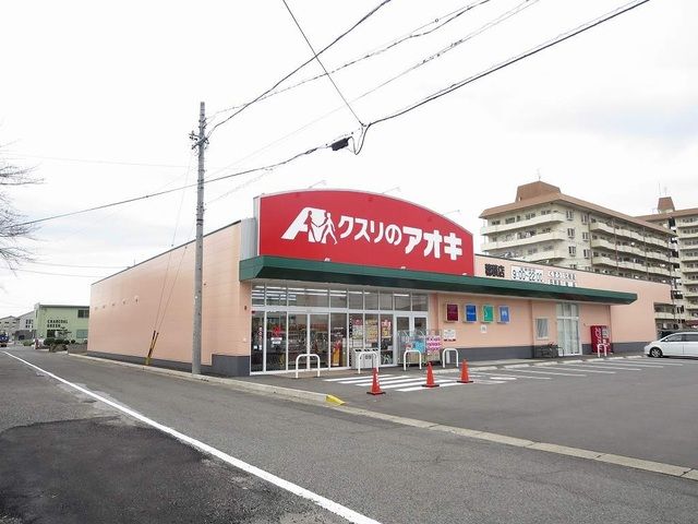 近くのクスリのアオキ穂積店まで600m（徒歩8分）