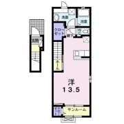 MTIハイツ Ⅶの間取り画像