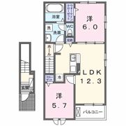 CROSS FIELDの間取り画像