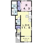 ベルス マーレの間取り画像