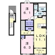Iネット10Bの間取り画像