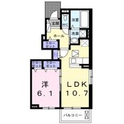 グランドハウス南箕輪 Ⅰの間取り画像