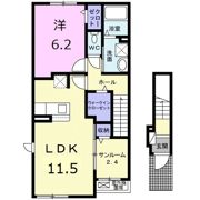 綿屋Ⅶの間取り画像