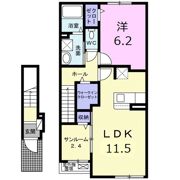 綿屋Ⅶの間取り画像