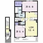 ミモザの間取り画像