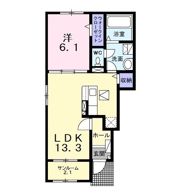 グレイスレジデンス 館山Bの間取り画像