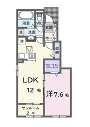 ハイペアーの間取り画像