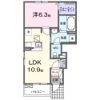 ラビアン ローゼの間取り画像