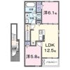 ベルカレントⅡの間取り画像