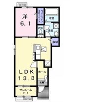 メゾン・フォーリスト Bの間取り画像