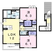 Ras－Berry ラズベリーの間取り画像