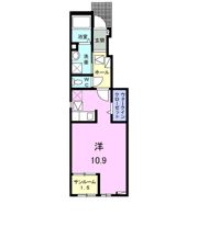 CLOVE ー Ⅱの間取り画像