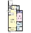 プランドール日比野の間取り画像