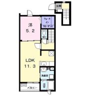 プランドール日比野の間取り画像