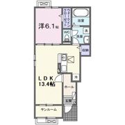 モンド カロレⅡの間取り画像