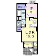 さくら Ⅱの間取り画像