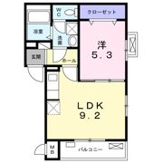 アビテ オヴェスト カンオンの間取り画像