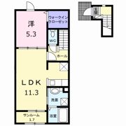 ハピネスDの間取り画像