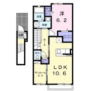ラシャス Ⅱの間取り画像