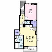 サウス フィオーレ美咲の間取り画像