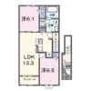 サン ブライト Ⅲの間取り画像