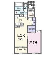 アンソレイエ fの間取り画像