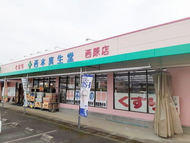 近くの西本真生堂西原店まで750m（徒歩10分）