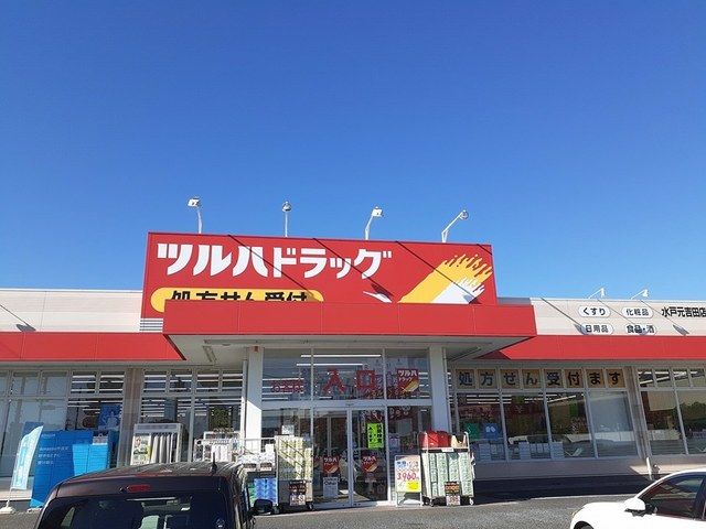 近くのツルハドラッグ　水戸元吉田店まで700m（徒歩9分）