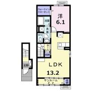 リヴァージュ Kの間取り画像