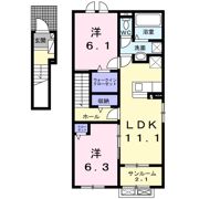 Lumiere一ツ家 Ⅱの間取り画像