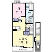 ララ・フィオーレ Ⅰの間取り画像