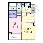 フォンターナ大町Ⅱ号館の間取り画像