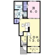 エアリーⅡの間取り画像