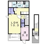 さくら 保内の間取り画像
