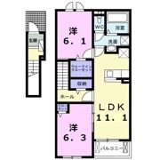 サン・クレールⅡの間取り画像