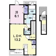 クルール 大村 Bの間取り画像