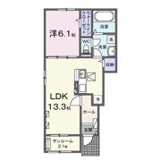 BRIX宮城亘理の間取り画像