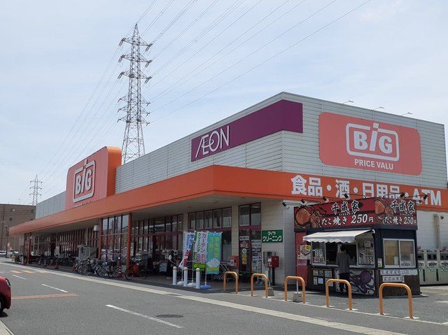 近くのザ・ビッグ奥田南店まで850m（徒歩11分）