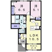 ベルデ・Sの間取り画像