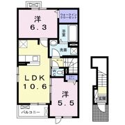 プリムローズⅥの間取り画像