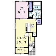 サンライズⅡの間取り画像