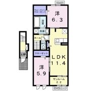 ヴェリタスの間取り画像