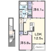 ディセントラ一色の間取り画像