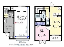 ベルシェールⅠの間取り画像