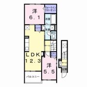 ベルウッド八街Ⅵの間取り画像