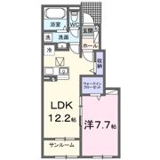 スクエア六呂見の間取り画像
